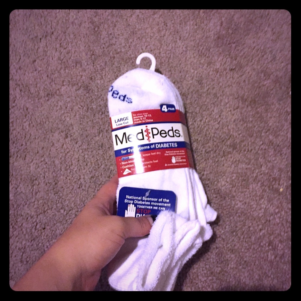 Diabetic medical socks size large